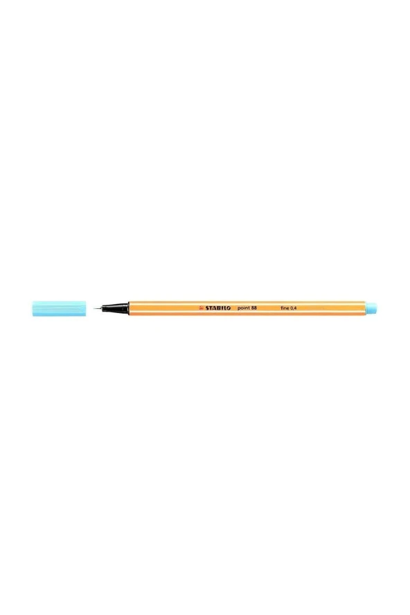 Stabilo Keçe Uçlu İnce Kalem 88 Point 0.4 MM Turkuaz Mavi 88/51 (10 Lu Paket)
