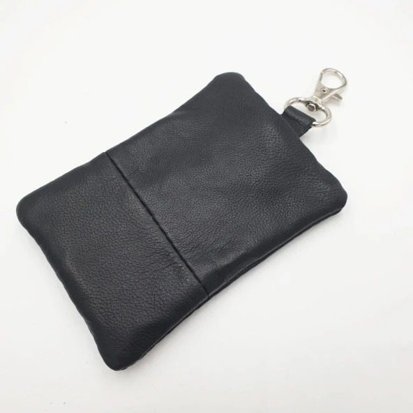 Fermuarlı Deri Anahtarlık - 7