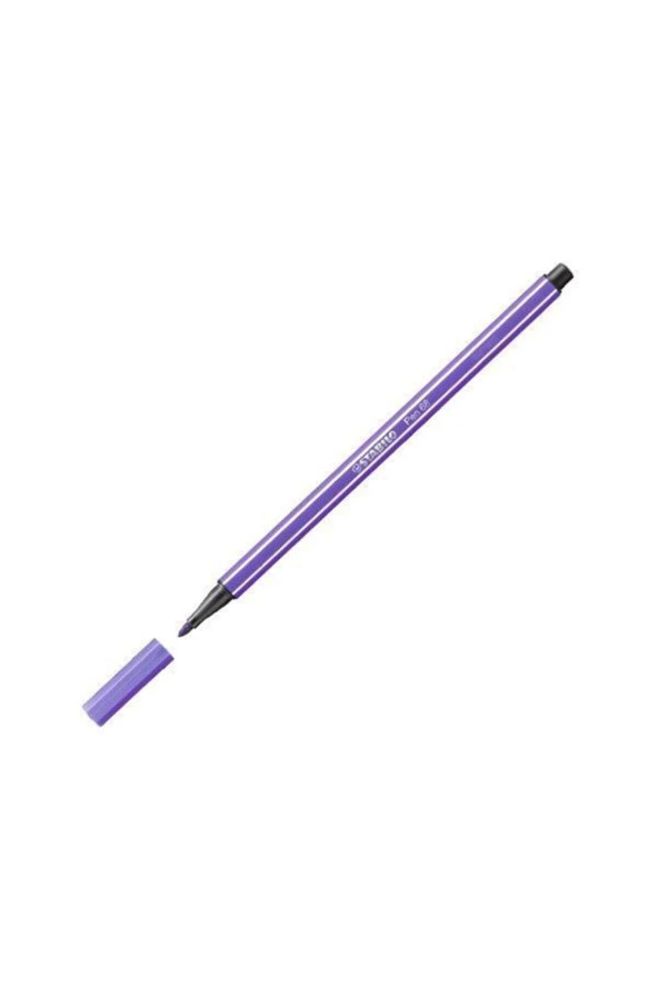 Stabilo Keçe Uçlu Boya Kalemi 1 MM Mor 68/55 (10 Lu Paket)