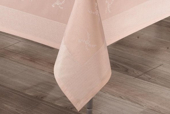 Finezza Rana Lüx Jakar Polycotton Kumaş Pudra Masa Örtüsü 160x220 cm - 157 - 3