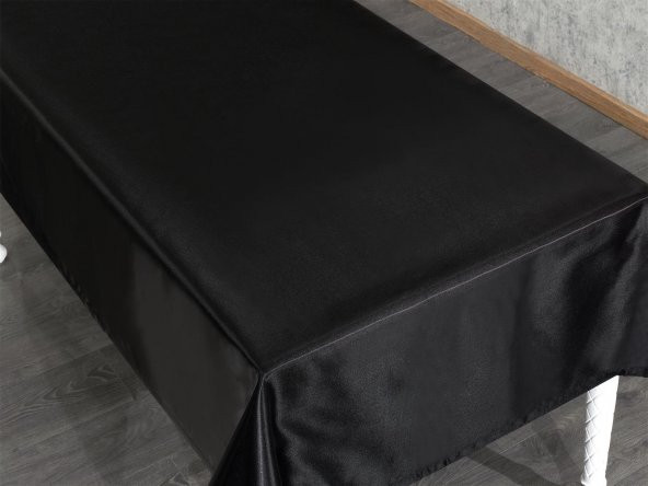 Finezza Kristal Monoray Kumaş Siyah Masa Örtüsü  Dikdörtgen 140x200 cm - 771 - 4