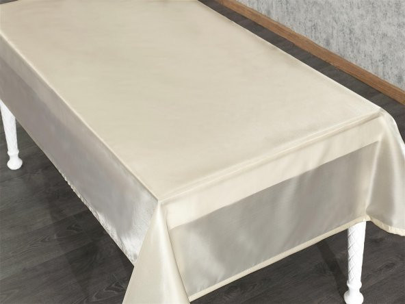 Finezza Kristal Monoray Kumaş Bej Masa Örtüsü  Dikdörtgen 140x200 cm - 764 - 2