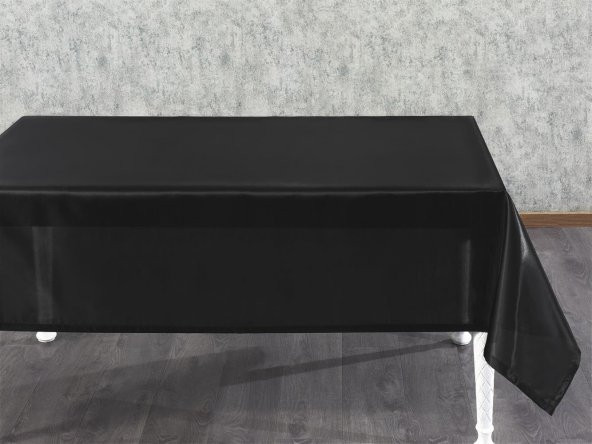 Finezza Kristal Monoray Kumaş Siyah Masa Örtüsü  Dikdörtgen 140x200 cm - 771 - 3