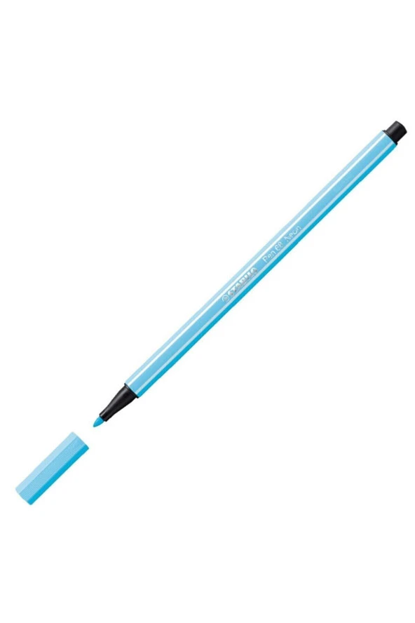 Stabilo Keçe Uçlu Boya Kalemi 1 MM Açık Mavi 68/31 (10 Lu Paket)