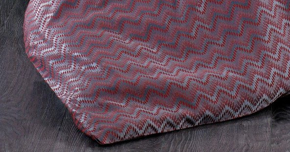 Finezza Odesa Bambu Jakar Kumaş Bordo Çift Kişilik Nevresim Takımı 6 Parça - 443 - 2