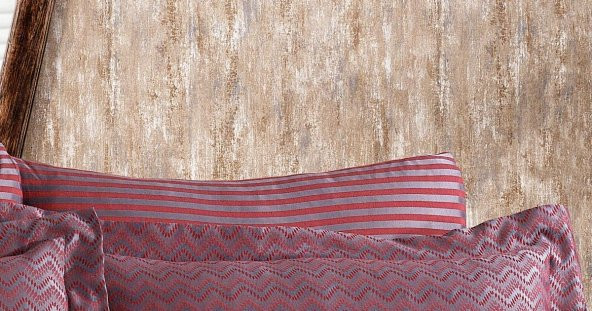 Finezza Odesa Bambu Jakar Kumaş Bordo Çift Kişilik Nevresim Takımı 6 Parça - 443 - 7