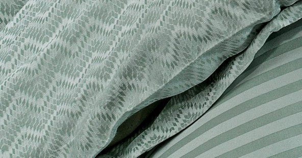 Finezza Odesa Bambu Jakar Kumaş Mint Yeşil Çift Kş. Nevresim Takımı 6 Prç. - 598 - Resim 3