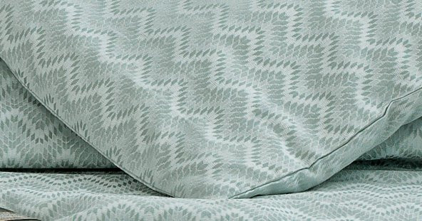 Finezza Odesa Bambu Jakar Kumaş Mint Yeşil Çift Kş. Nevresim Takımı 6 Prç. - 598 - Resim 4