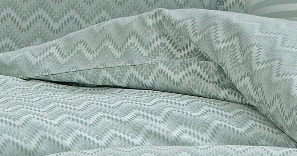 Finezza Odesa Bambu Jakar Kumaş Mint Yeşil Çift Kş. Nevresim Takımı 6 Prç. - 598 - Resim 5