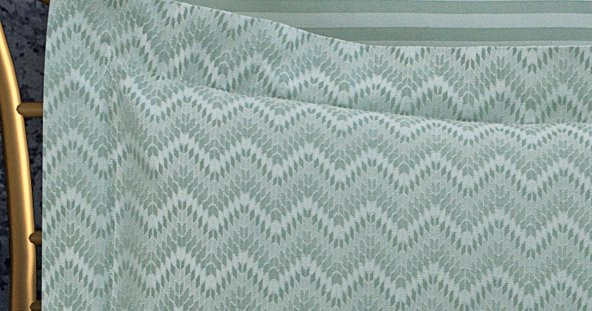 Finezza Odesa Bambu Jakar Kumaş Mint Yeşil Çift Kş. Nevresim Takımı 6 Prç. - 598 - Resim 6