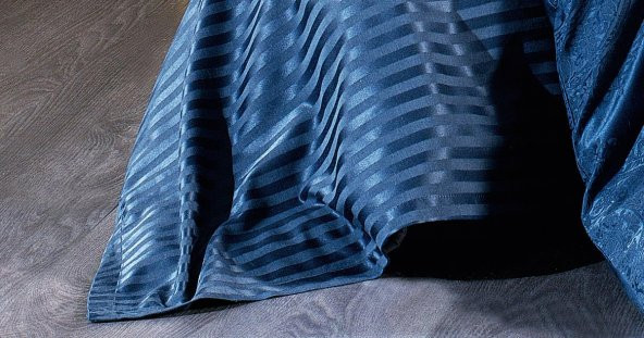 Finezza Tiara Bambu Jakar Kumaş İndigo Çift Kş. Nevresim Takımı 6 Parça - 635 - 7