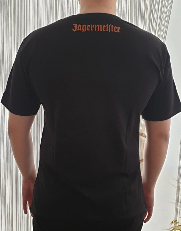 Finezza JM Baskılı Pamuk Siyah T-Shirt M Beden - 892 - 2