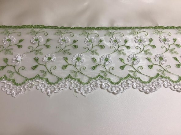 Finezza Seramoni Güpürlü Monoray Kumaş Krem/Mor Masa Örtüsü 170x230 cm - 874 - 5
