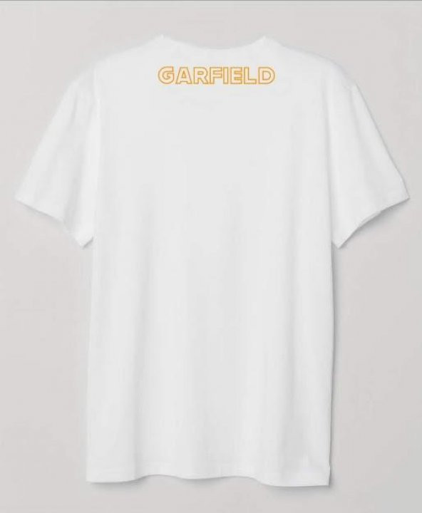 Finezza Garfield Baskılı Pamuk Beyaz T-Shirt S Beden - 944 - 3