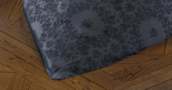 Finezza Jardin Bambu Jakar Kumaş Koyu Gri Çift Kşl. Nevresim Takımı 6 Prç. - 902 - 2