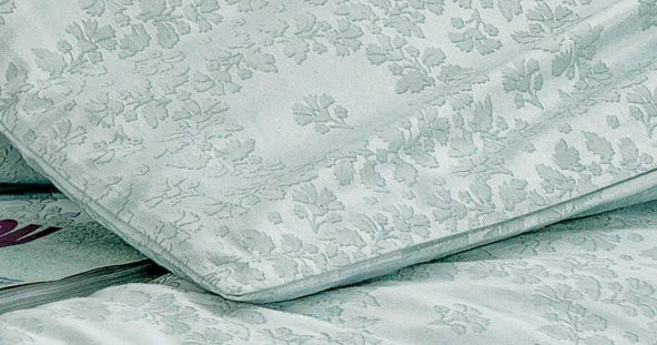 Finezza Jardin Bambu Jakar Kumaş Mint Çift Kişilik Nevresim Takımı 6 Parça - 542 - 6