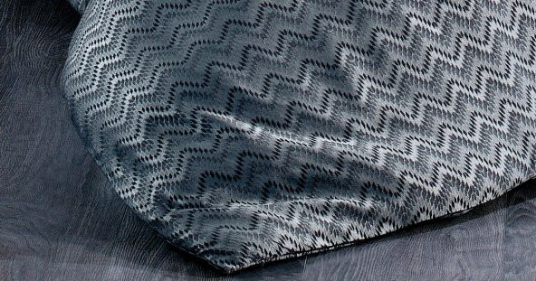 Finezza Odesa Bambu Jakar Kumaş Füme Çift Kişilik Nevresim Takımı 6 Parça - 594 - 2