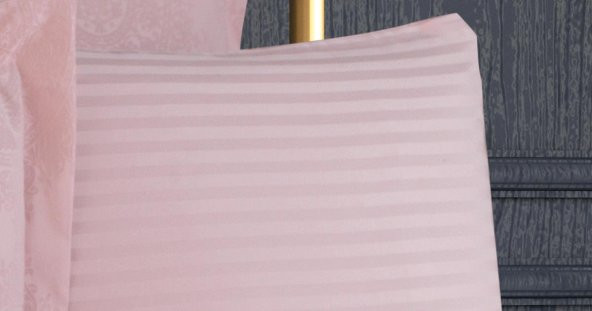 Finezza Tiara Bambu Jakar Kumaş Pudra Çift Kişilik Nevresim Takımı 6 Parça - 898 - Resim 6