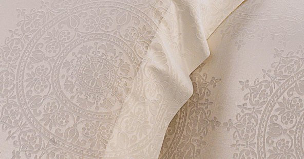 Finezza Tiara Bambu Jakar Kumaş Krem Çift Kişilik Nevresim Takımı 6 Parça - 900 - 2