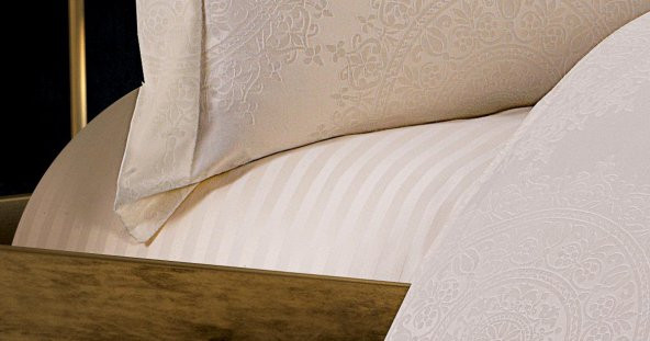 Finezza Tiara Bambu Jakar Kumaş Krem Çift Kişilik Nevresim Takımı 6 Parça - 900 - 8