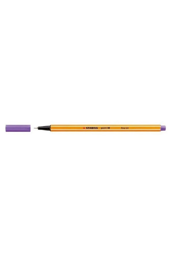 Stabilo Keçe Uçlu İnce Kalem 88 Point 0.4 MM Mor 88/55 (10 Lu Paket)