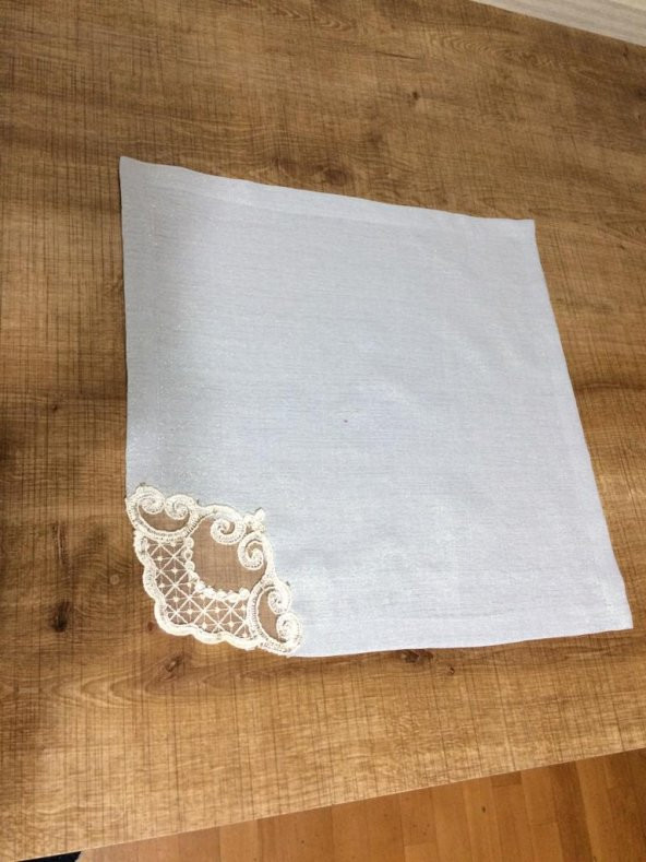 Finezza Masal Dantelli Keten Krem Sofra Takımı 8 kişilik 160x230cm 17 Prç. - 174 - 2