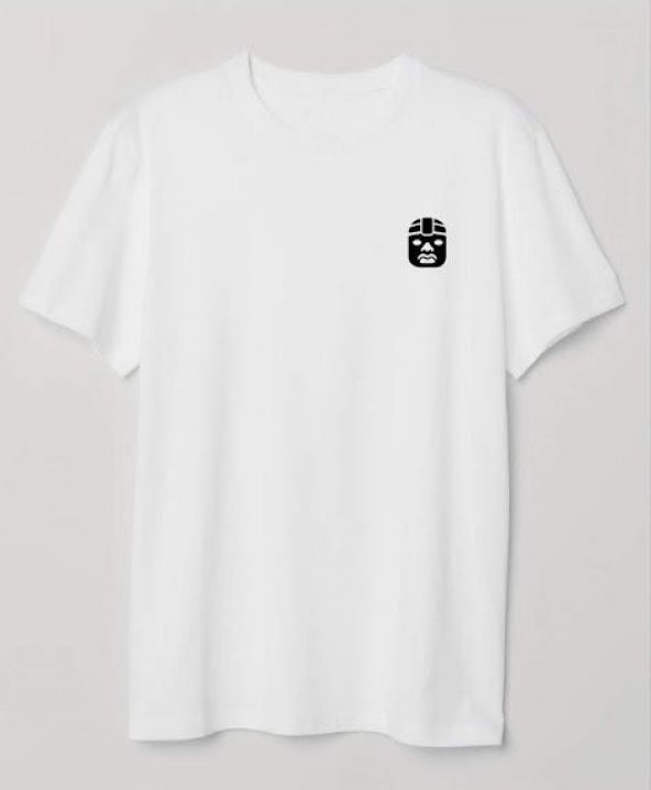 Finezza Inca Mask Baskılı Pamuk Beyaz T-Shirt S Beden - 943 - 2