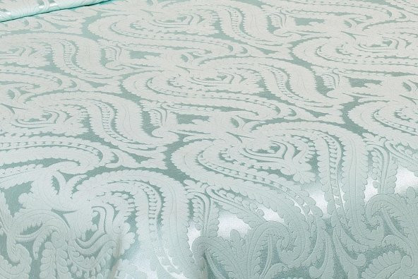 Finezza Tulip Polyester Pamuk Şönil Suyeşili Yatak örtüsü Çift Kişl. 3Prç. - 696 - 7