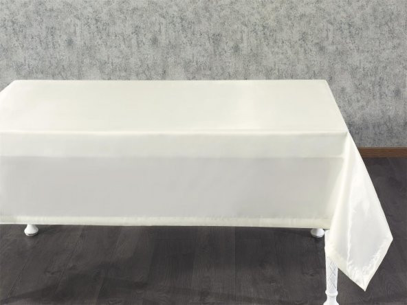 Finezza Kristal Monoray Kumaş Krem Masa Örtüsü  Dikdörtgen 140x200 cm - 803 - 3