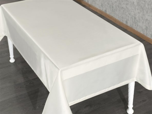Finezza Kristal Monoray Kumaş Krem Masa Örtüsü  Dikdörtgen 140x200 cm - 803 - 4