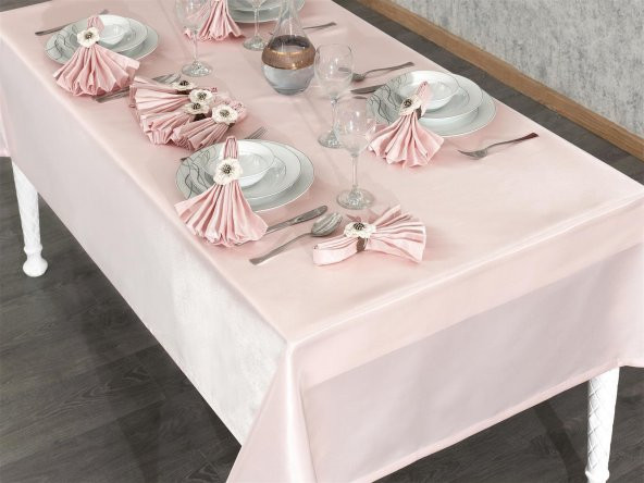 Finezza Kristal Monoray Kumaş A.Pudra Sofra Takımı 8 Kişl.160x220cm 17Prç. - 723 - 5