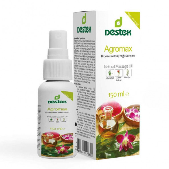 Agromax Doğal Masaj Yağı 150 ml (%100 Doğal)