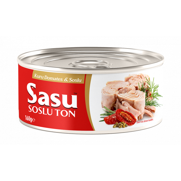 Sasu Kuru Domates & Soslu Ton Balığı 160 G Bütün Dilim