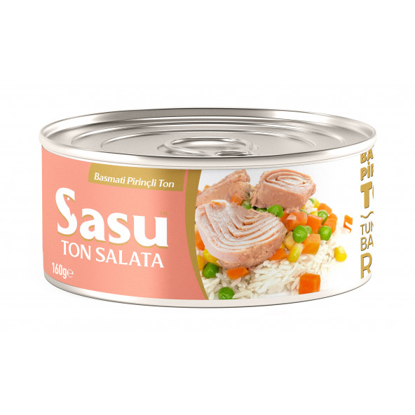 Sasu Basmati Pirinçli Ton Salata 160 gr İri Parça