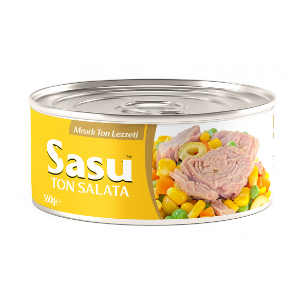 Sasu Mısırlı Ton Salata 160G İri Parça