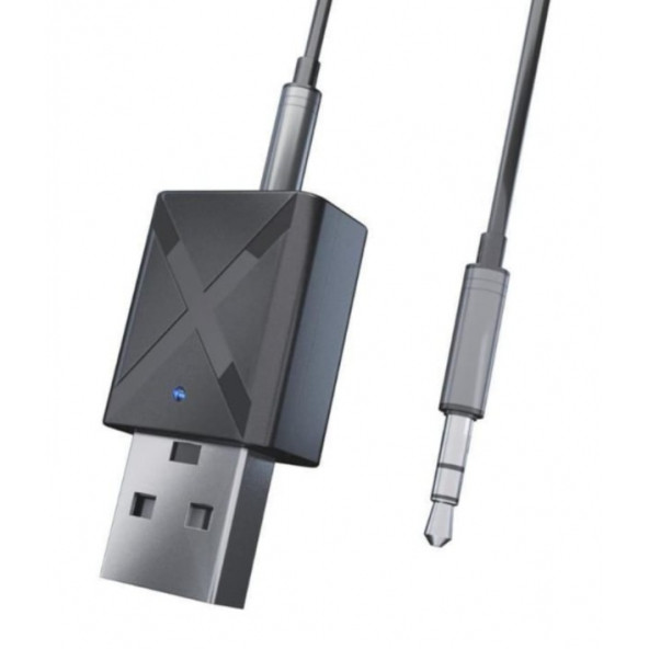 Bluetooth 5.0 Stereo Ses Alıcı Verici Mini 3.5mm AUX TV PC