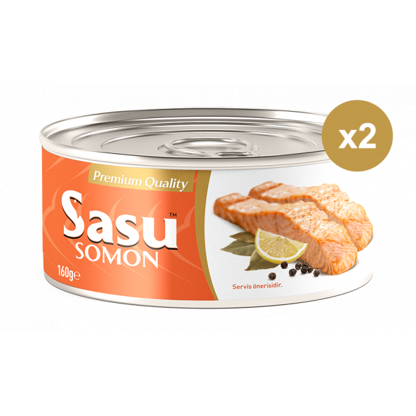 Sasu Somon Balığı 2x160G Bütün Dilim