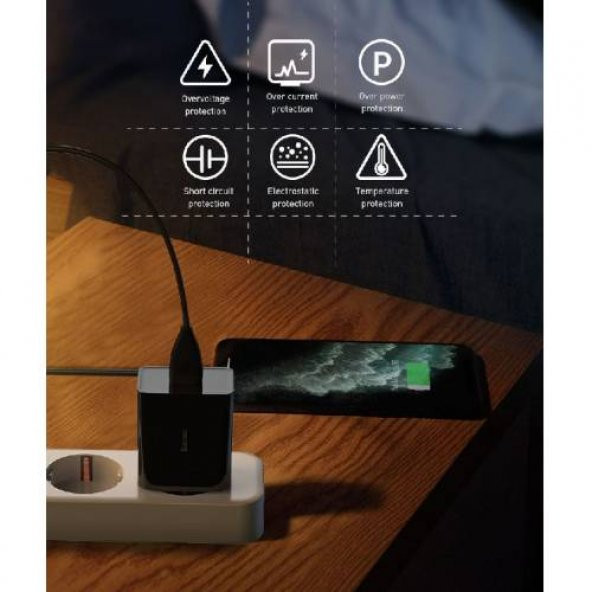 Baseus İphone Şarj Başlık+Kablo İphone 11 pro Şarj Cihazı 18W Hızlı iphone Şarj X xr xs max - 5