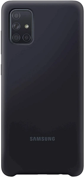 Samsung Galaxy A71 Silikon Cover Kılıf, Siyah EF-PA715TBEGWW - 1