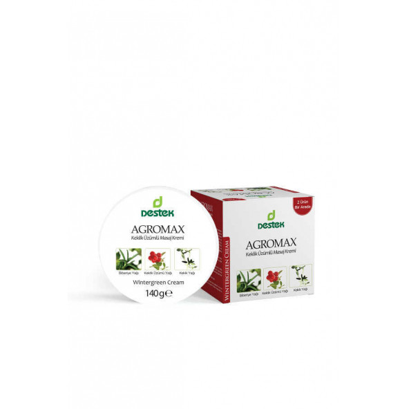 Destek Agromax Keklil Üzümlü Masaj Kremi(2'si 1 arada) 185 g