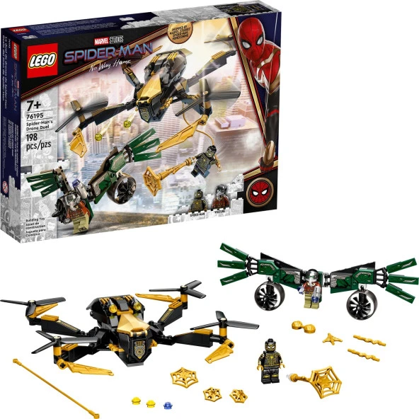 LEGO® Marvel Örümcek Adamın Dron Düellosu - 76195