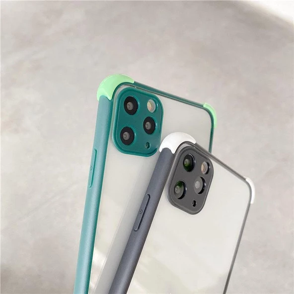 İphone  Candy Kamera Korumalı Darbeye Dayanıklı Kılıf - Resim 5