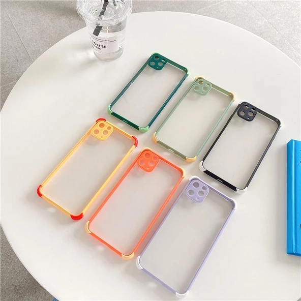 İphone  Candy Kamera Korumalı Darbeye Dayanıklı Kılıf - Resim 2