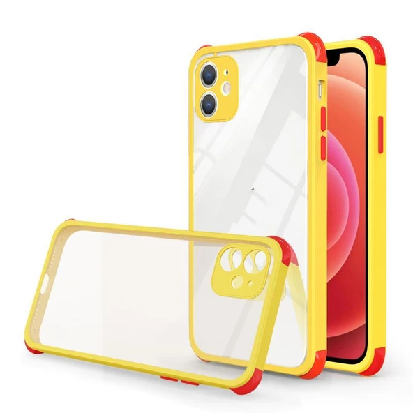 İphone  Candy Kamera Korumalı Darbeye Dayanıklı Kılıf - Resim 10