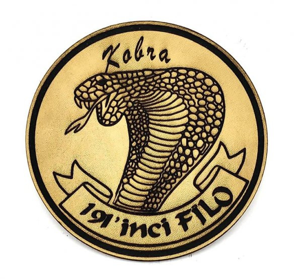 191 FİLO Deri PEÇ - Arma - Askeri Patch ürün görseli