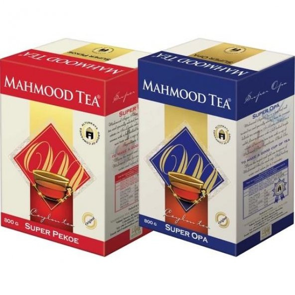 Diyarından Mahmood Tea Super Opa ve Super Pekoe Seylan Çayı 800 gr x 2 Adet - 1