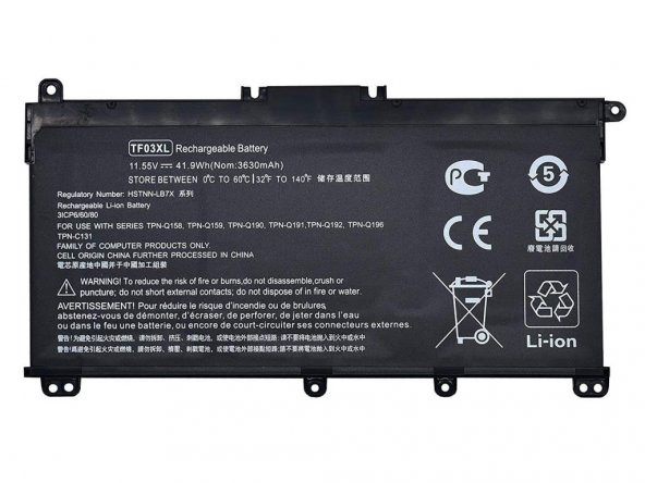 Hp 15-cc101nt 2PM55EA Notebook Bataryası - pili - Resim 4