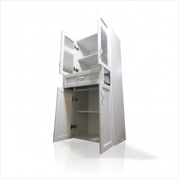 Koku Küf Pas Şişme Çürüme Yapmayan 140x60c Kolay Yıkanan Tamamı PVC Kiler Mutfak Mahzen Dolabı Dolap - 6