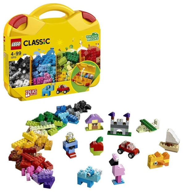 LEGO Classic Yaratıcı Çanta 213 Parça Yapım Parçaları Kutusu 10713