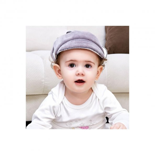 BabyJem Kafa Koruyucu Kask 567 Gri - 1
